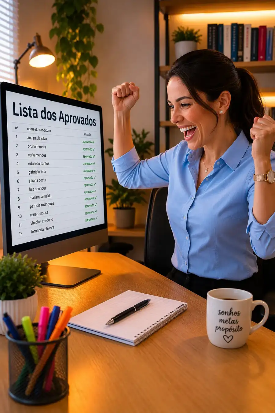 Professor aprovado